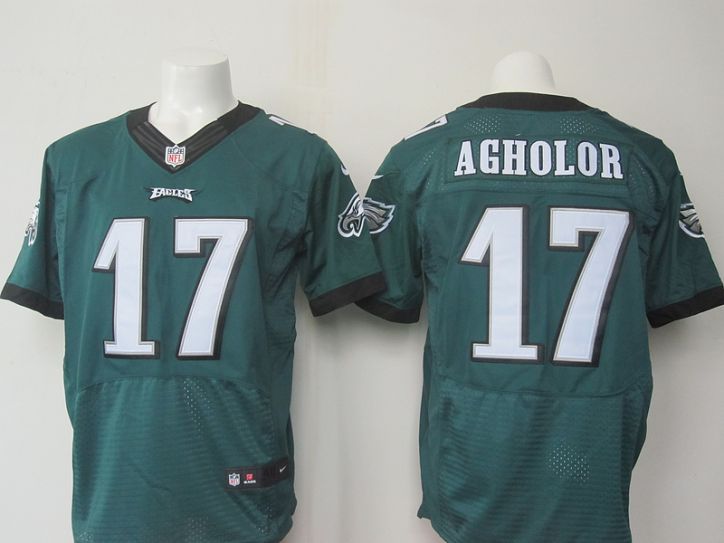 NFL Philadelphia Eagles 17 Agholor Green nike elite jersey